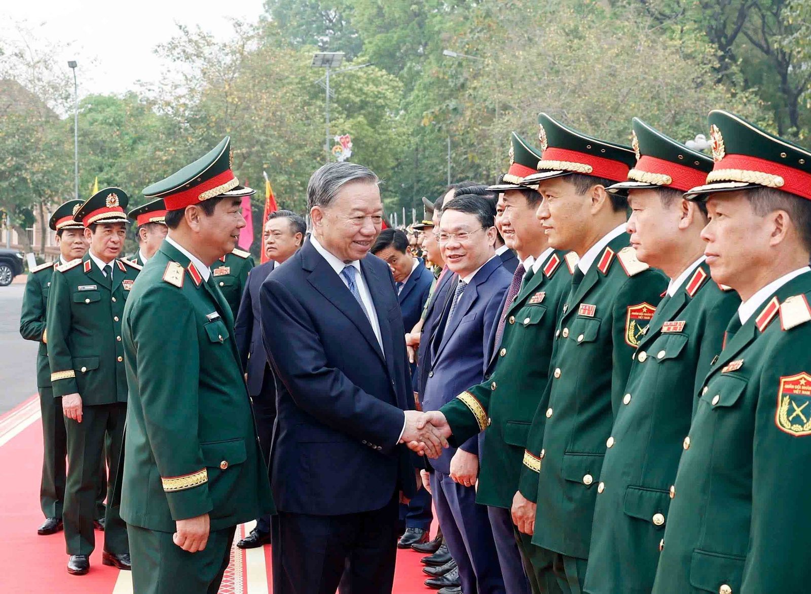 Tổng Bí thư, Chủ tịch nước Tô Lâm và các đại biểu Quân khu 1