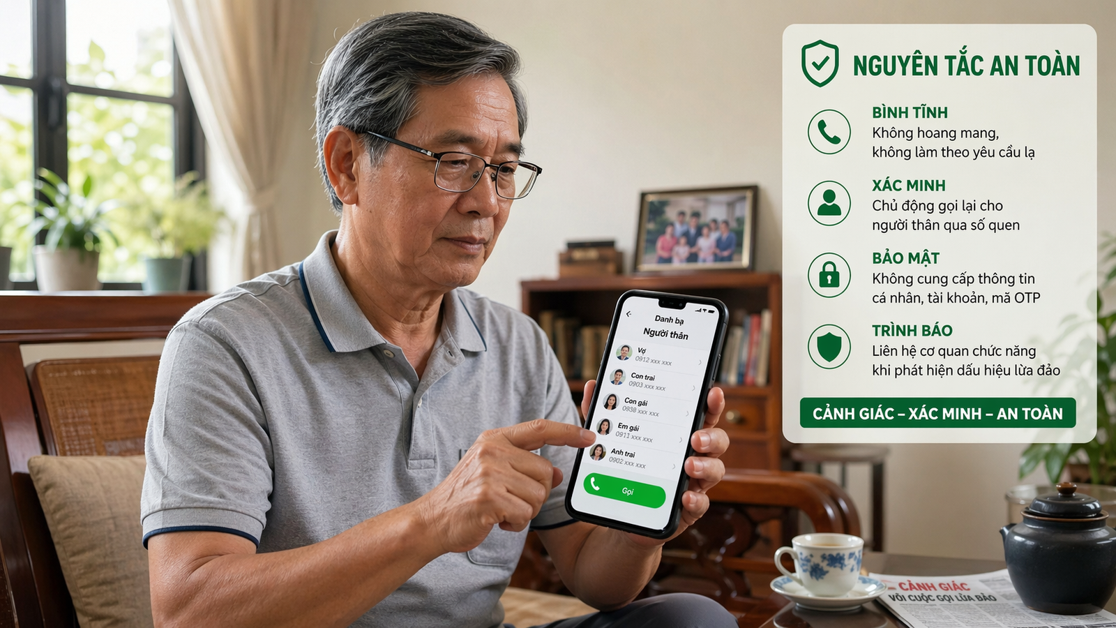 Luôn xác minh lại trước khi cung cấp thông tin quan trọng