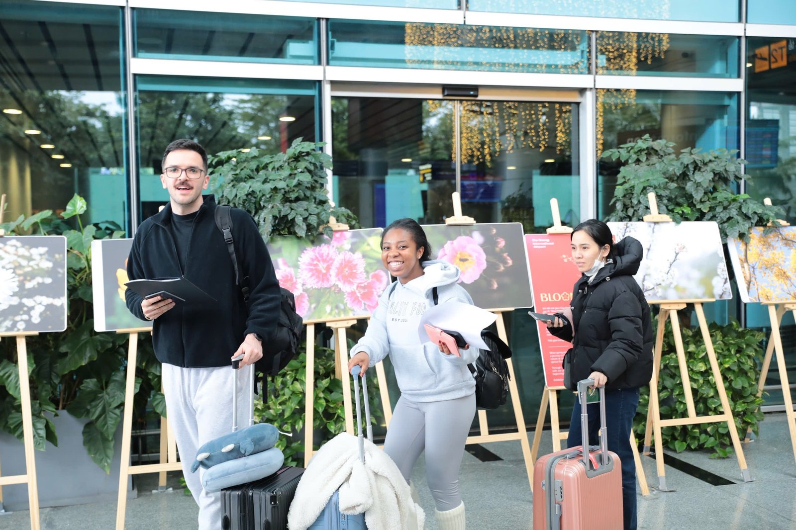 Sân bay Đà Nẵng nhộn nhịp trong mùa du lịch năm 2026 - Ảnh: B.D.