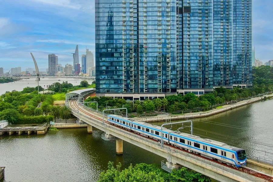 호치민 메트로 시내 전경