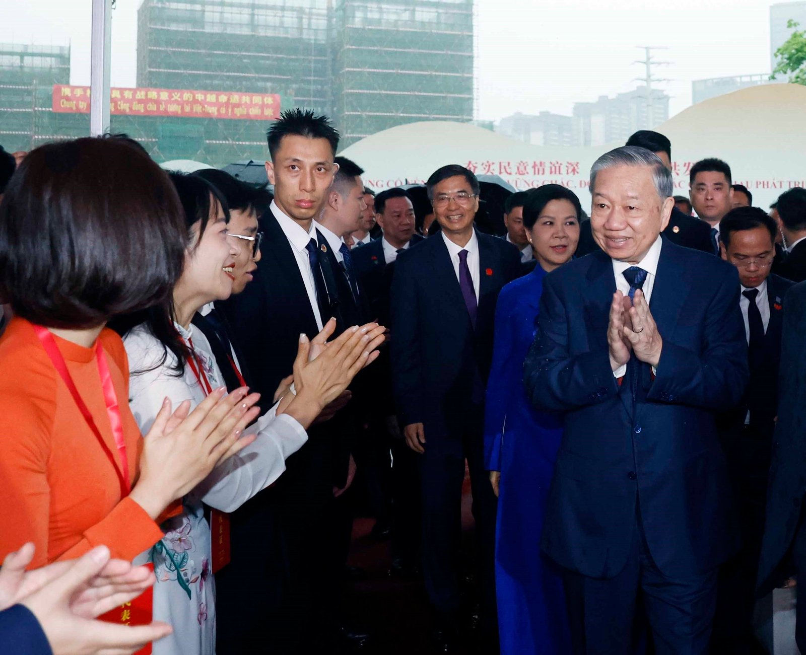 Tổng Bí thư, Chủ tịch nước Tô Lâm và phu nhân cùng đoàn đại biểu cấp cao Việt Na