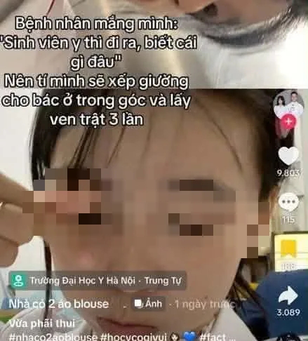 하노이의과대학, 환자에게 ‘3번 탈구시키면 베인으로 고정하겠다’ 협박한 여학생 엄중 징계 예고