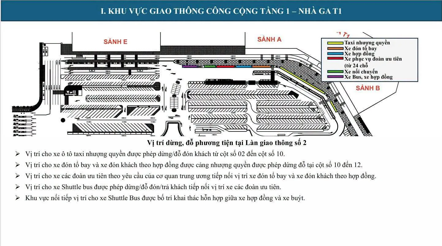 노이바이 공항, 베트남인 전용 입국 통로 개설…8월 3일부터 차량 픽업 장소 재배치