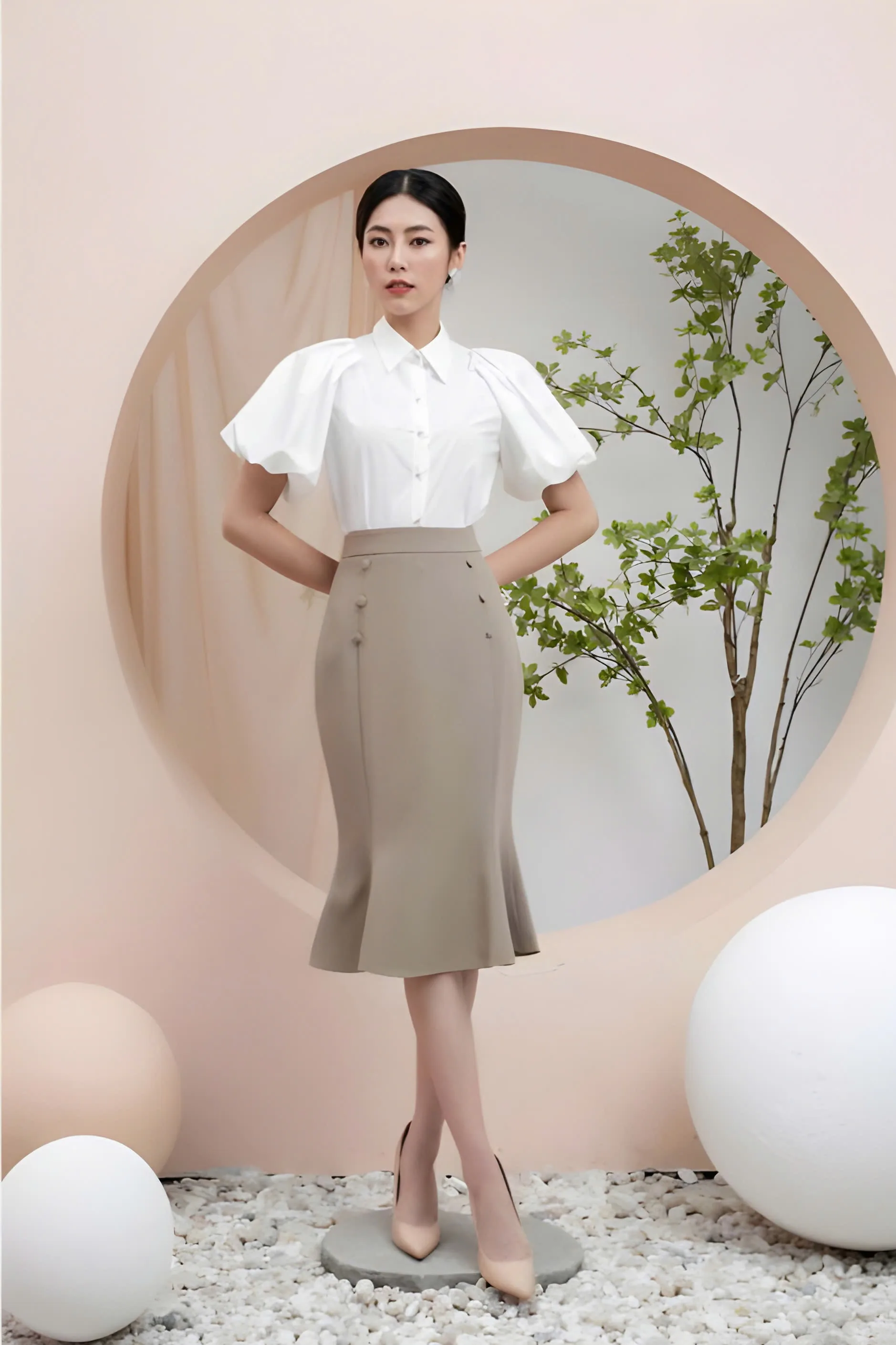 머메이드 스커트, 데이트를 더욱 로맨틱하게 ‘변신’시키다