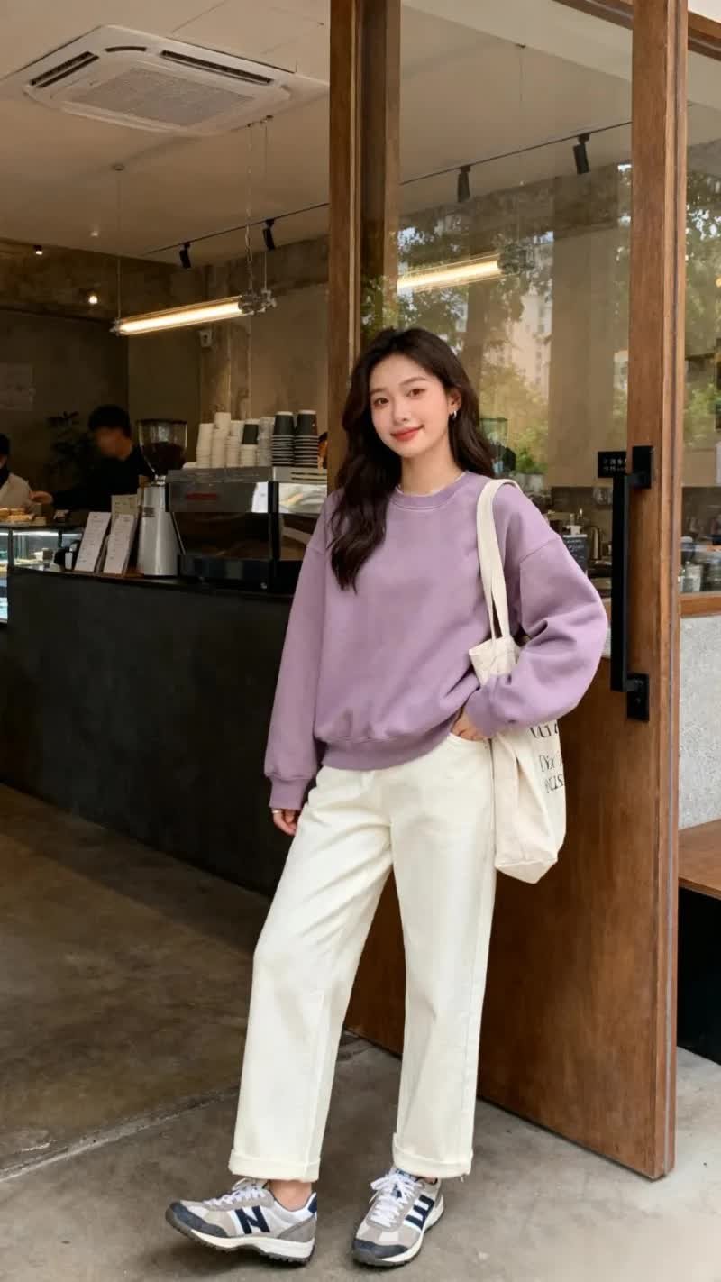 다루기 까다로운 보라색, 우아한 화이트 매치로 풀어내기