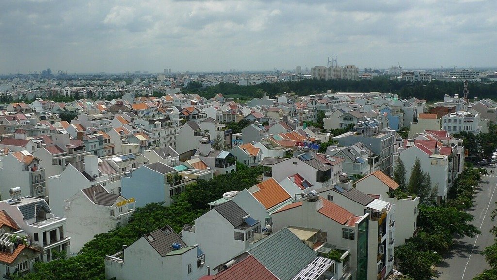 호치민 7군 푸미흥 거리