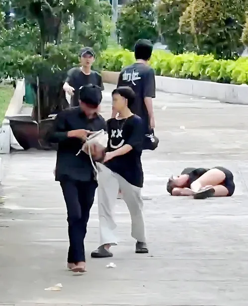 호치민 시내 중심가에서 여성 폭행한 강도단 검거