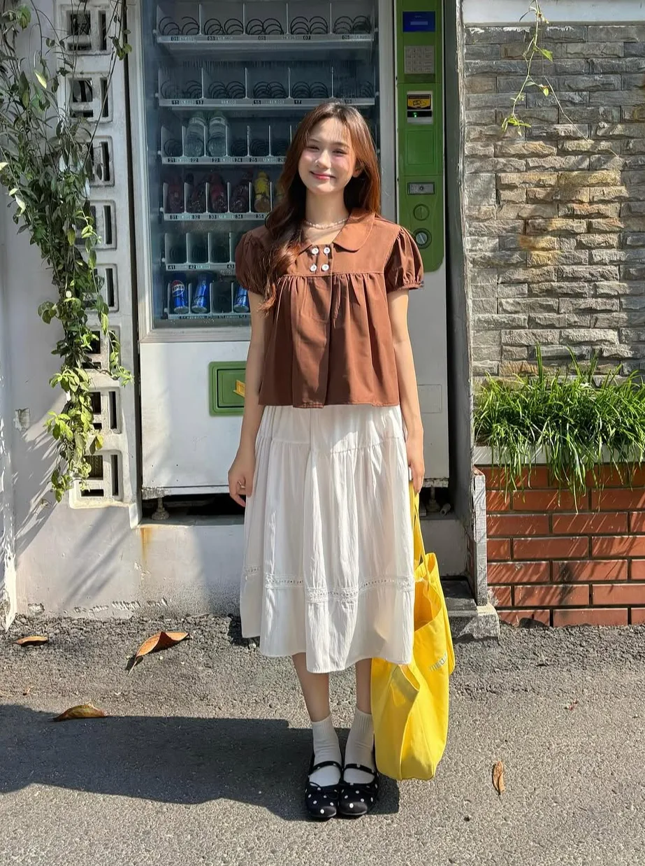 출근할 때나 외출할 때나 예쁜 미디 스커트
