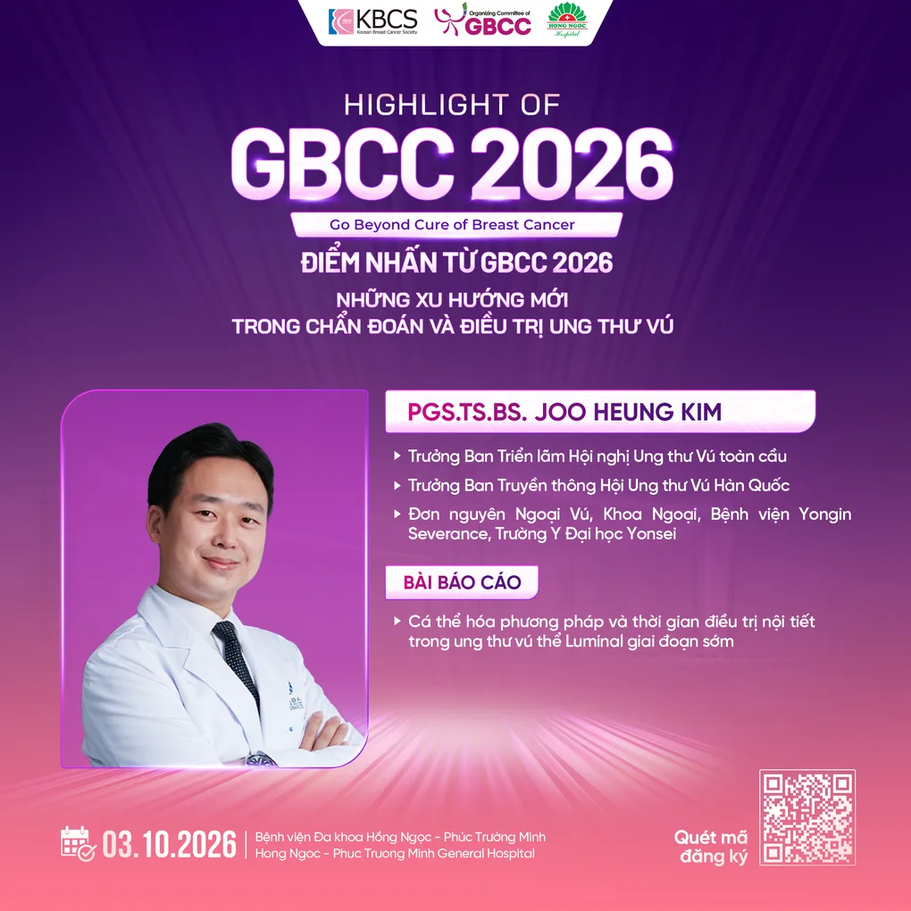 베트남 한국 전문가들, GBCC 2026 유방암 진단 및 치료의 진전 논의