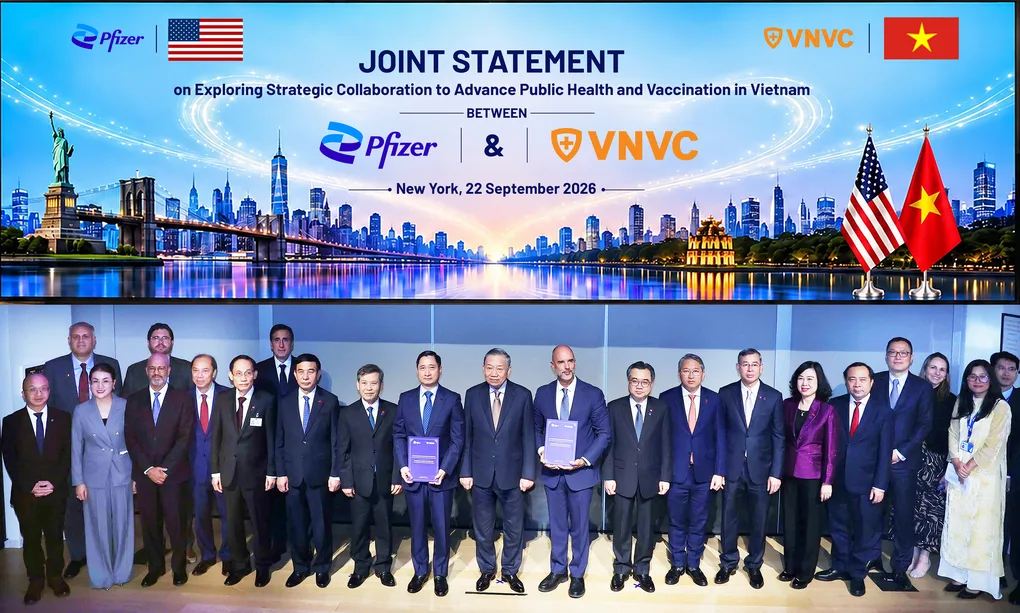 베트남 VNVC와 화이자, 미국에서 협력 문건 교환…베트남 의료 역량 강화