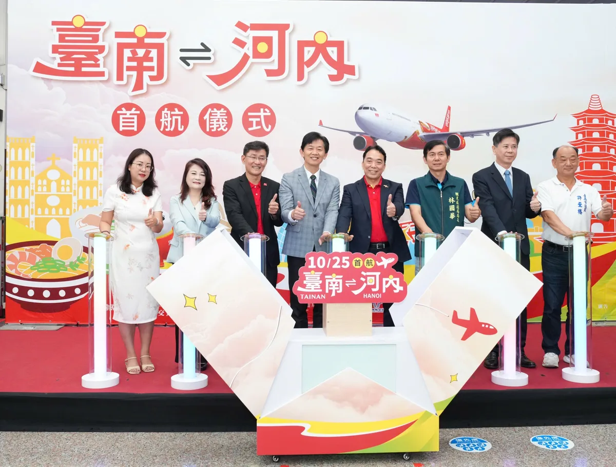 베트젯, 하노이-타이난 직항 주 4편 운항 시작