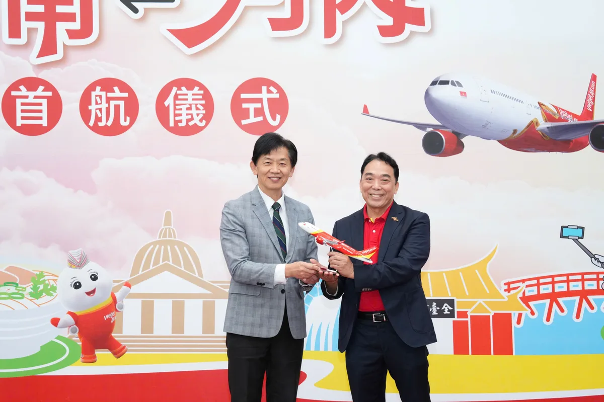 베트젯, 하노이-타이난 직항 주 4편 운항 시작