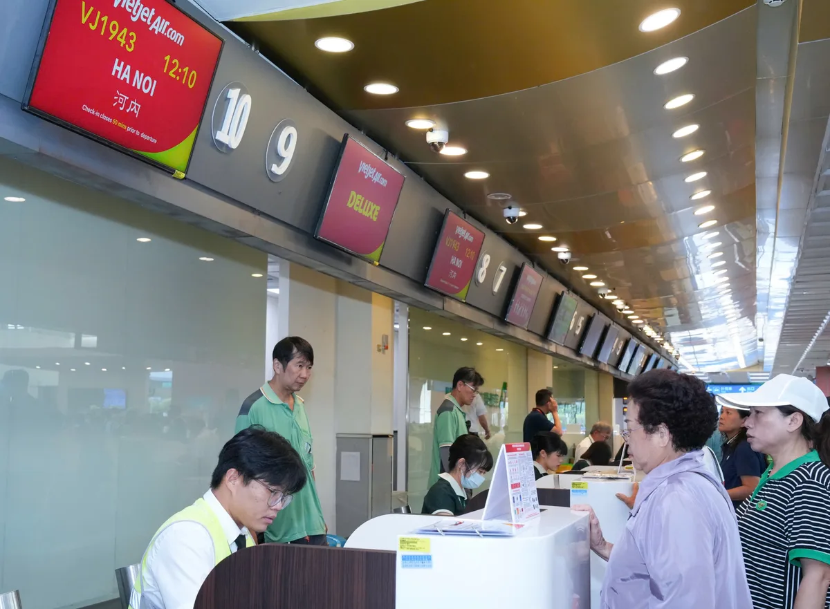 베트젯, 하노이-타이난 직항 주 4편 운항 시작
