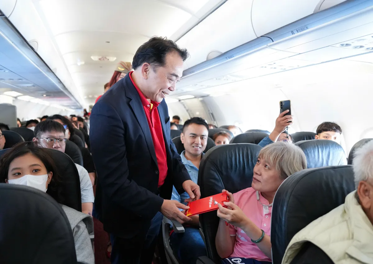 베트젯, 하노이-타이난 직항 주 4편 운항 시작